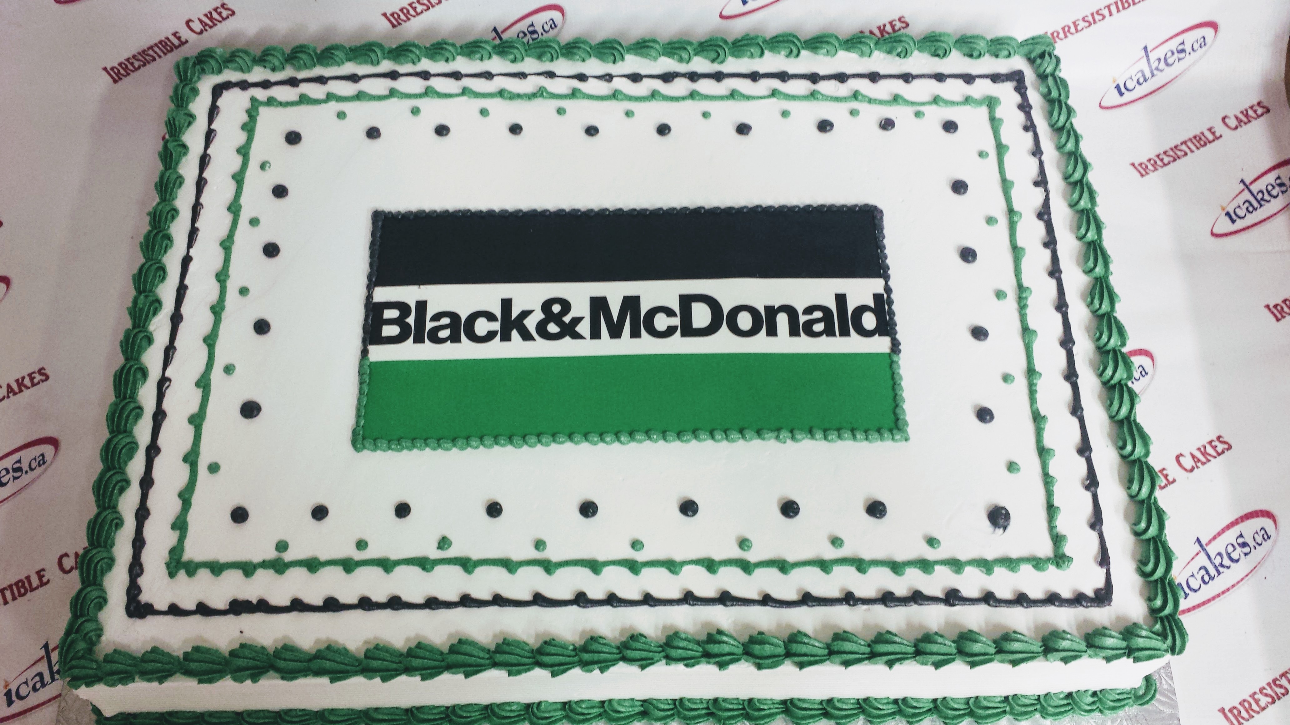 Black And McDonald Slab Cake