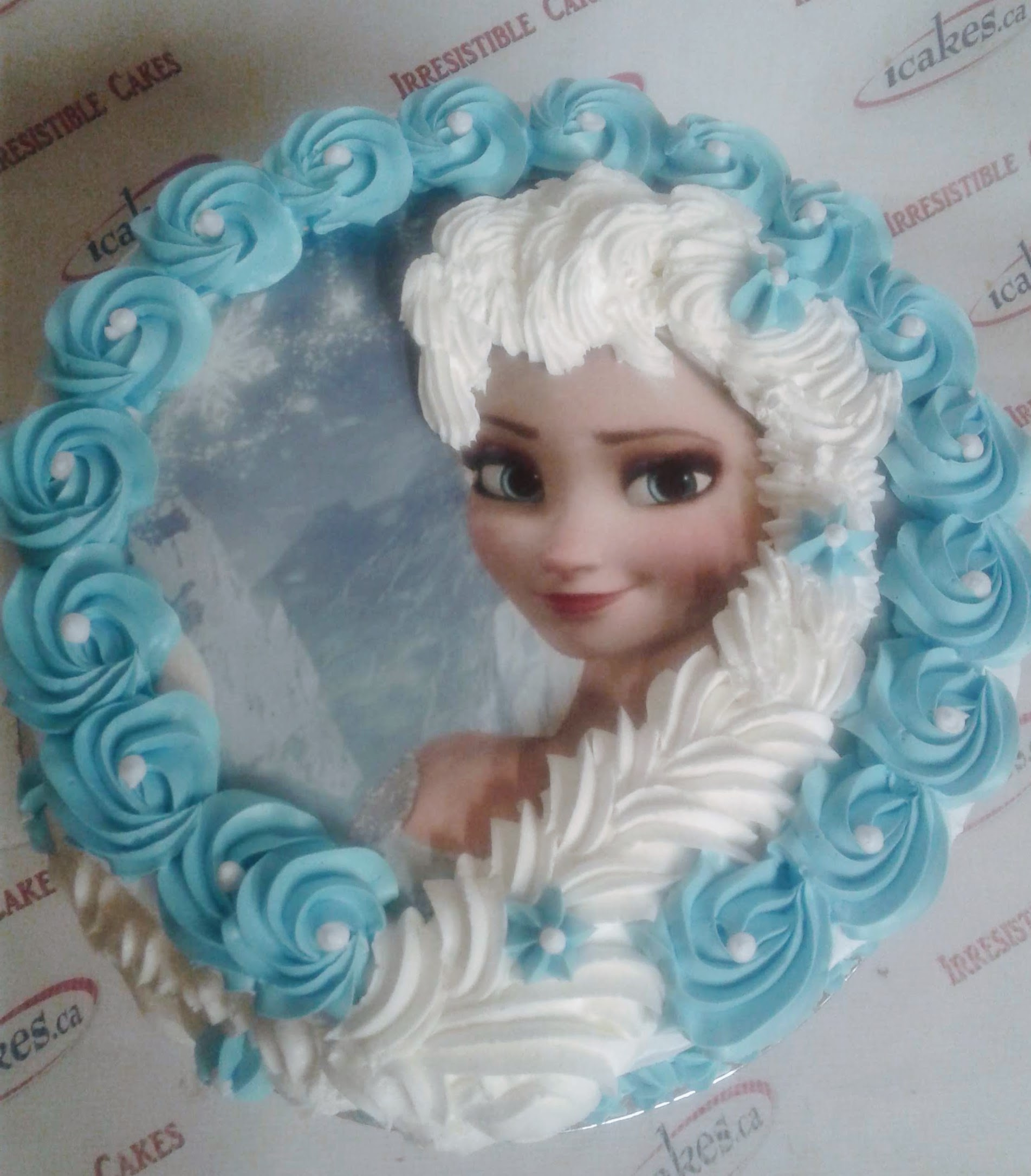 Frozen Elsa Full Picture Photo Girl Birthday Cake Toronto