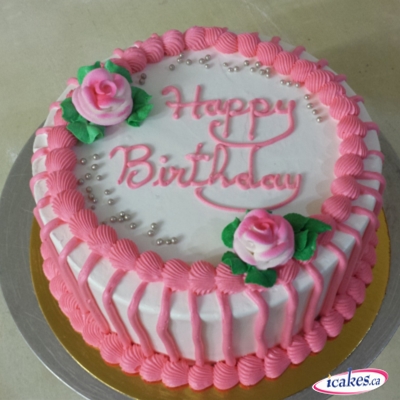 Pinki Regular Buttercream Birthday Cake For Woman