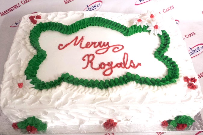 Slab Special Merry Royals Christmas Cake From Irresistible Cakes