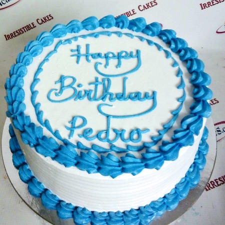 Regular Buttercream Birthday Cake For Man/Woman/Boy/Girl