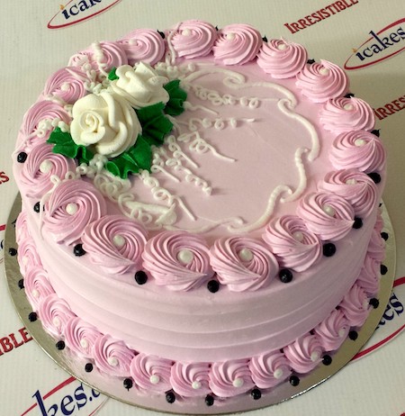Regular 14, Buttercream Color Base Birthday Cake For Woman/Man/Girl/Boy