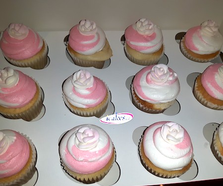 Bicolor Cupcakes form Irresistible Cakes