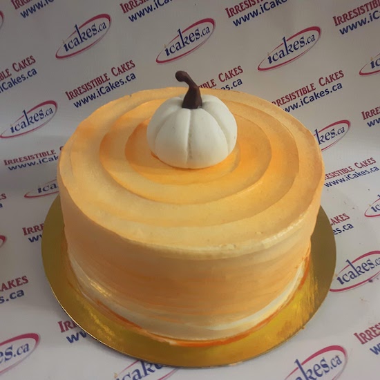 Pumpkin buttercream Halloween cake