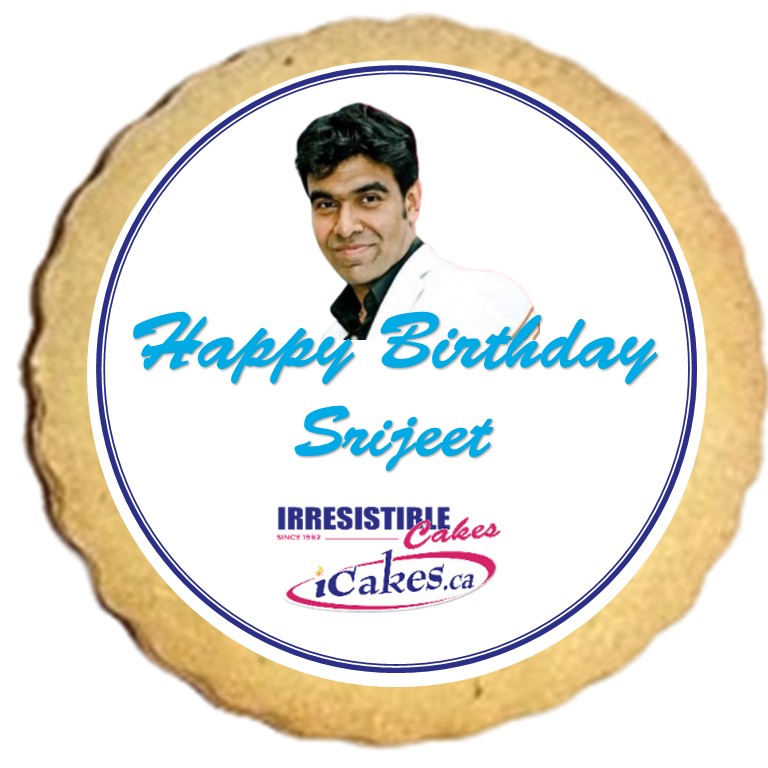 Corporate or birthday logo edible picture Srijeet cookies
