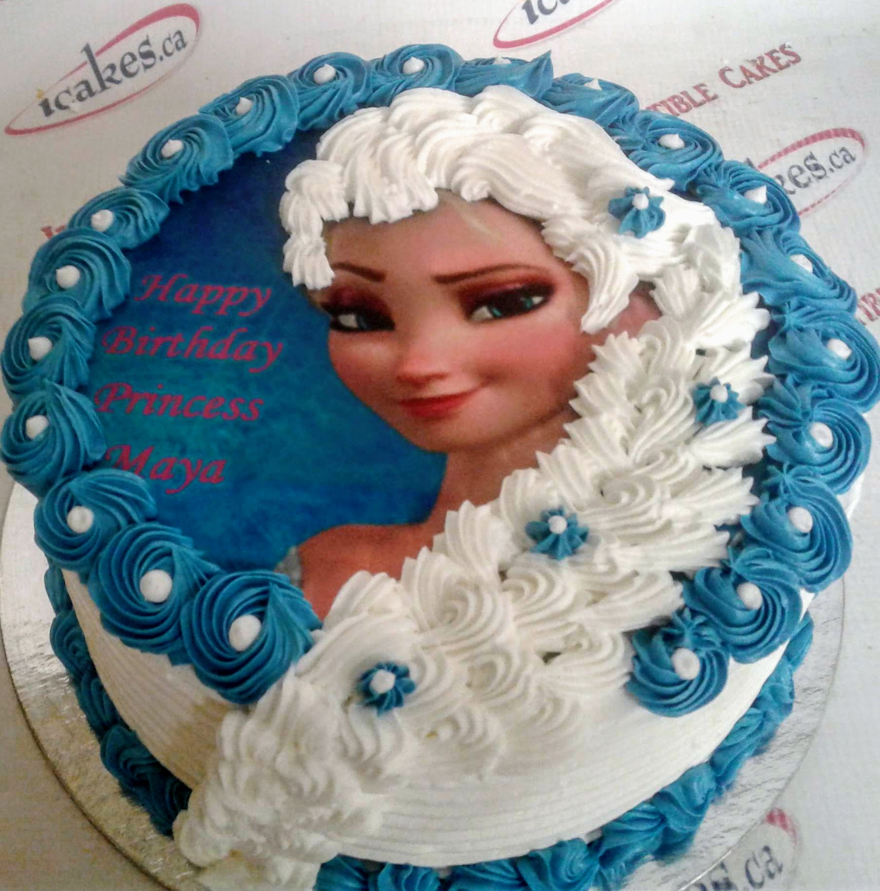 Frozen Elsa Full Picture Photo Girl Birthday Cake Toronto