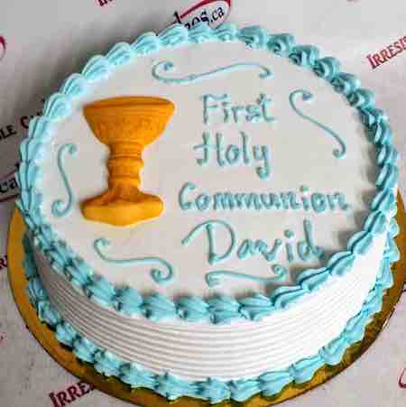Regular Buttercream Communion Connfirmation Baptism Cake Toronto