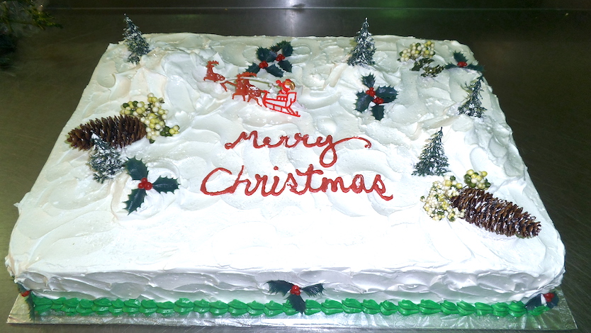 Slab Christmas Cake From Irresistible Cakes