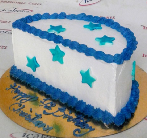 Half Birthday Buttercream 1/2 Cake For Kids/Girl/Boy