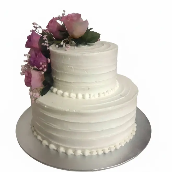 Rustic Nature, Birthday, Anniversary, Wedding, Bridal Shower 2 Tier Buttercream Cake For Woman/Girl
