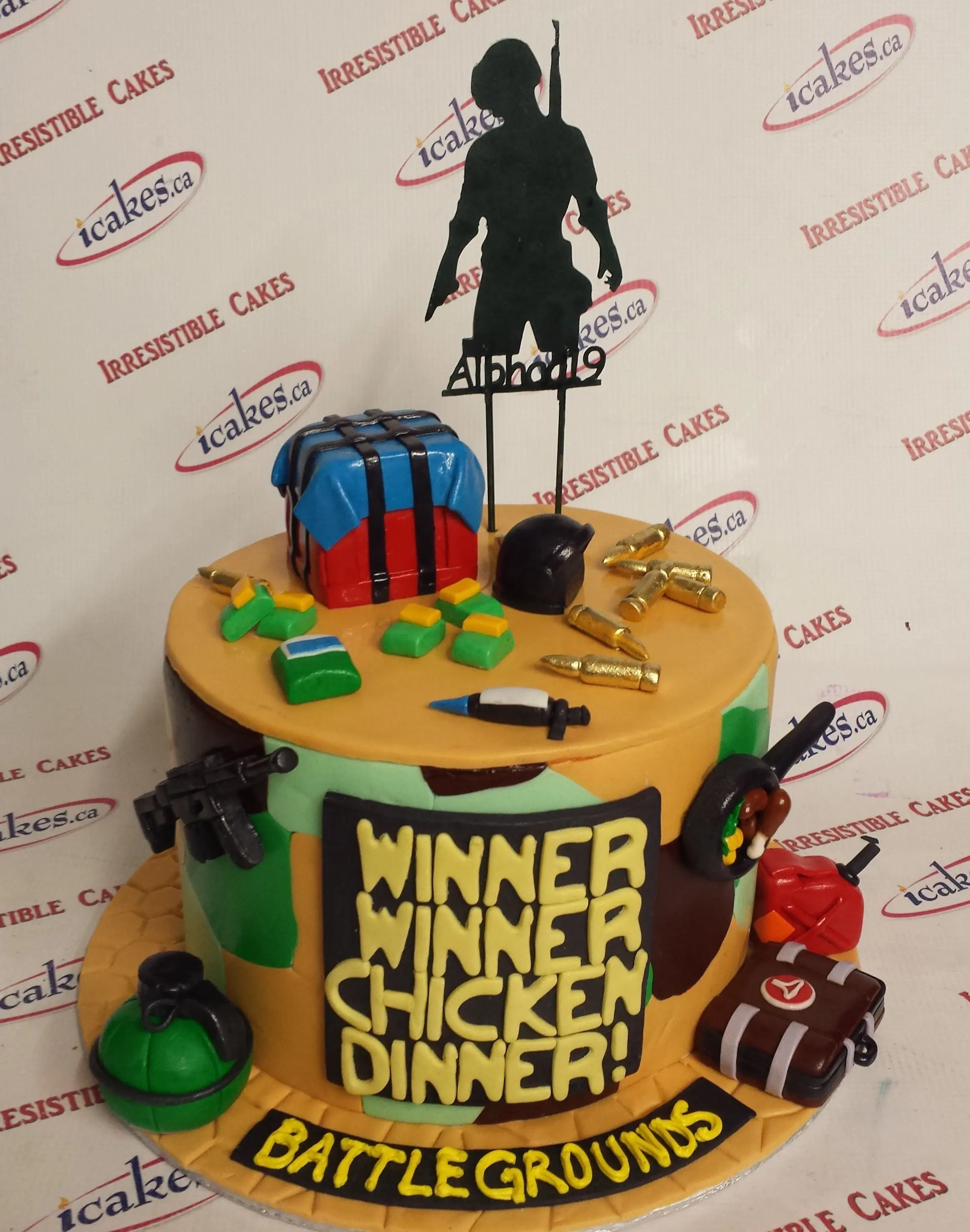 PUBG Game Birthday Cake For Man/Boy