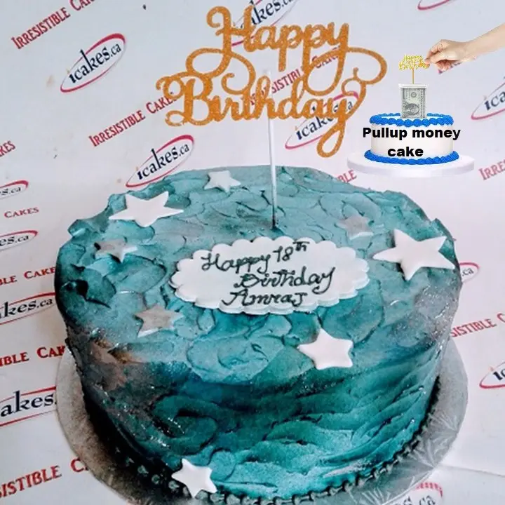 Pull Up money cake or Money Pulling cake