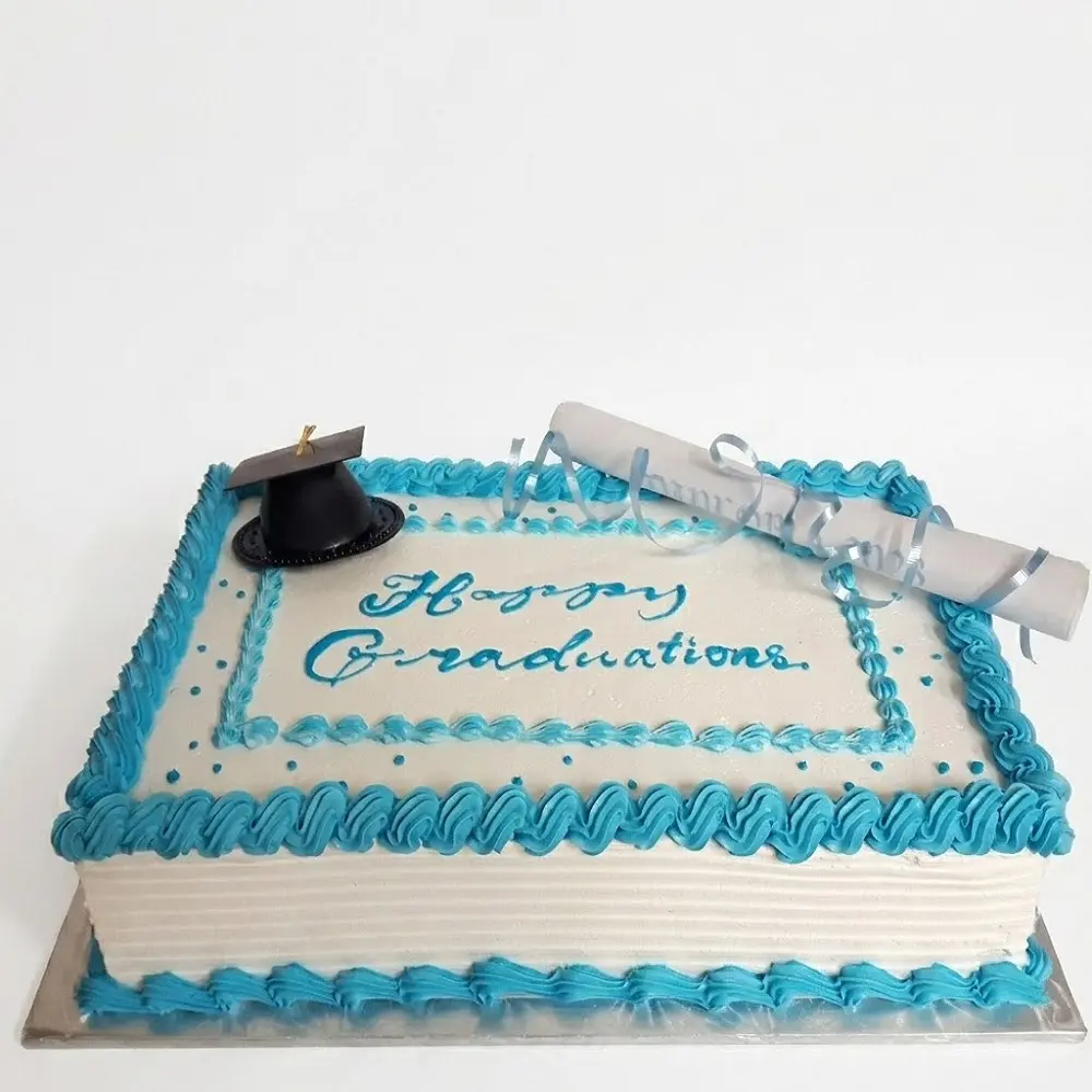 Classic Nut-free Graduation Slab Cake