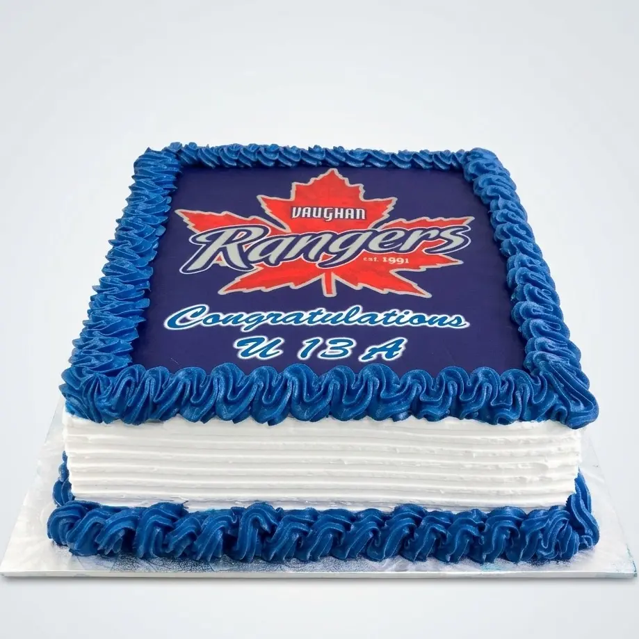 Vaughan Rangers Hockey Team Custom Photo Cake