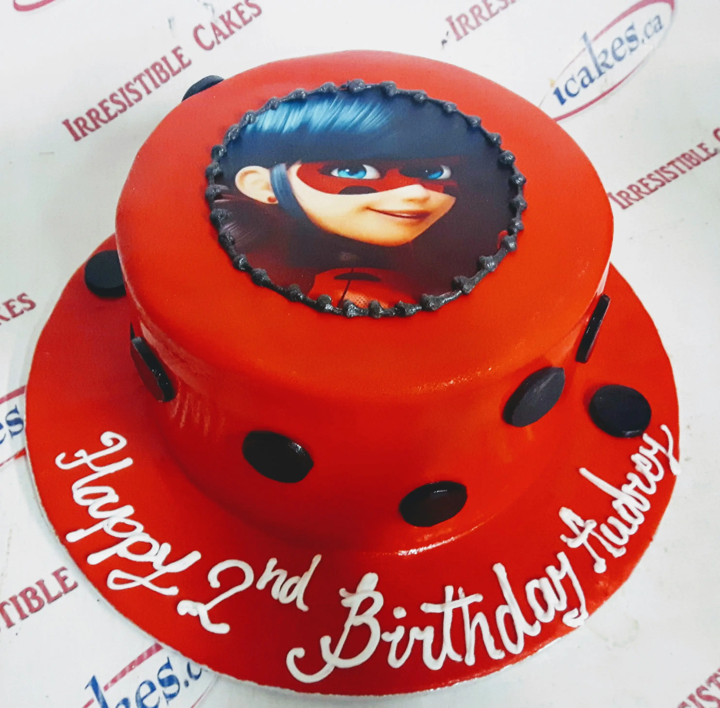 Miraculous Ladybug Kids Girl Birthday Fondant Cake