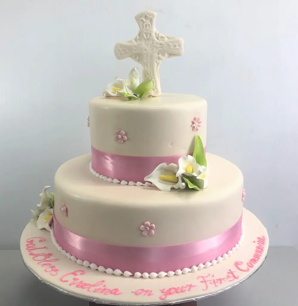 Religious 34 Fondant Cake