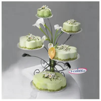 Athena Petal Marble Stand Wedding Cakes Toronto Irresistible Cakes Brampton