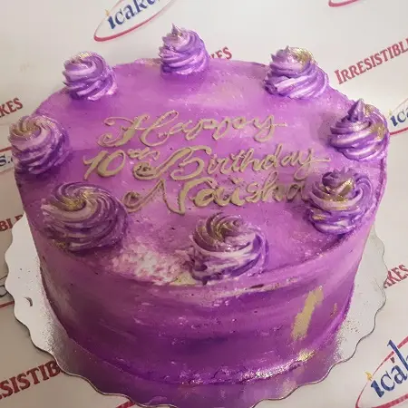 Asoke Special Gold Touch Ombre Buttercream Smash Cake Birthday Cake For Man/Woman