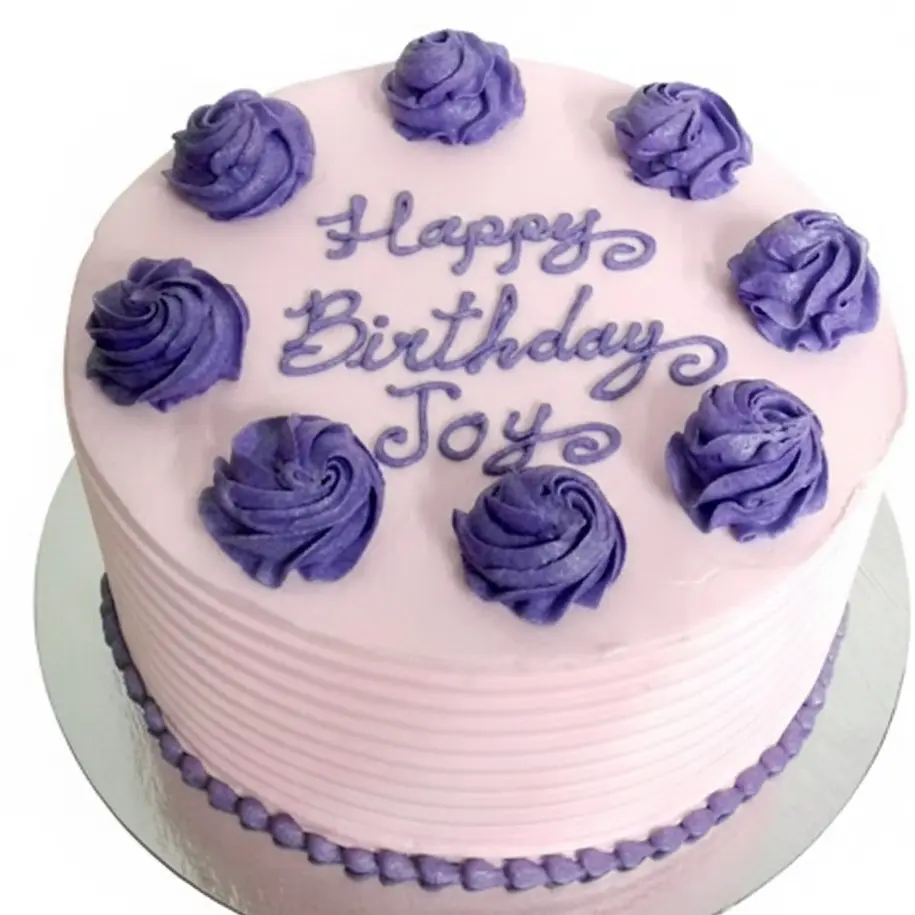 Regular Buttercream Color Base Birthday Cake