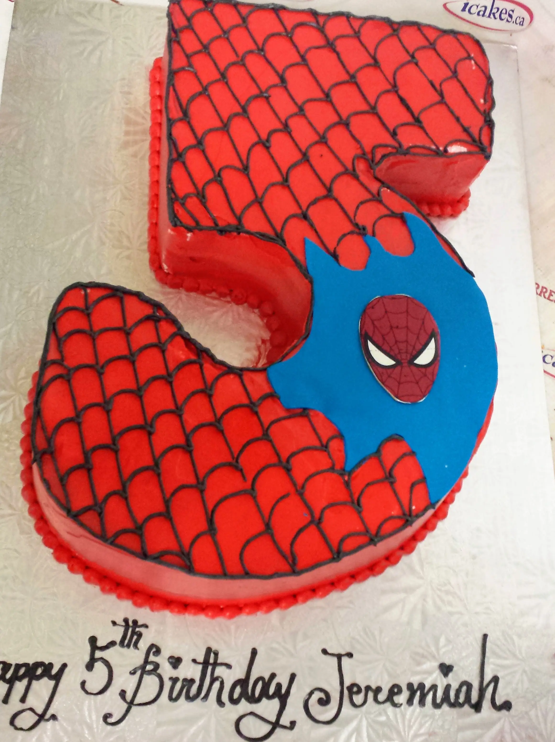Special Numbers 1-9 Photo Cake Bubble Guppies Sea Zoo Spiderman Baby Shark Kids Boy / Girl Birthday Cake