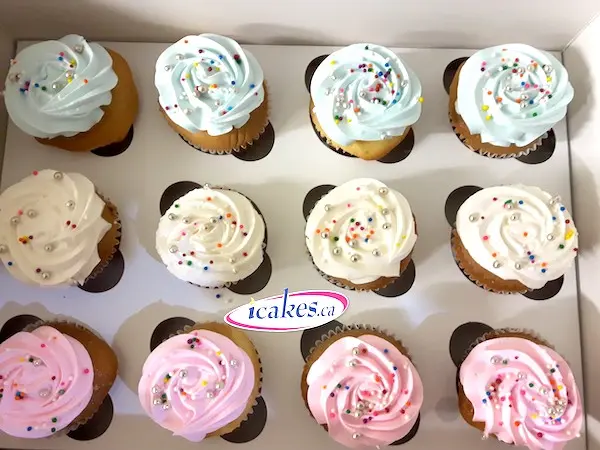 Kids Boy/Girl Birthday Case Cupcakes