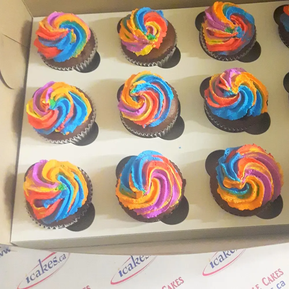 Cupcake With Rainbow Sprinkles For Man/Woman/Boy/Girl